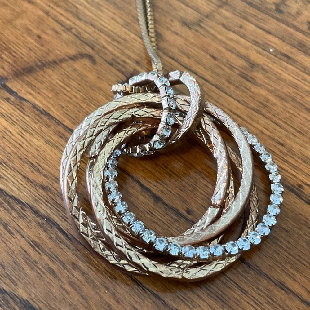 Bronze Tone Pendant and Chain